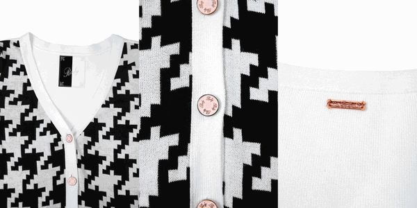 Rady (レディ) 通販 千鳥柄カーディガン